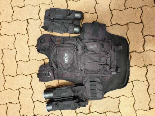 BT TM 15 LE Full Electronic gun (speed ball) & Halo Too Hoppers & Guerilla Air tank & Vest Plus