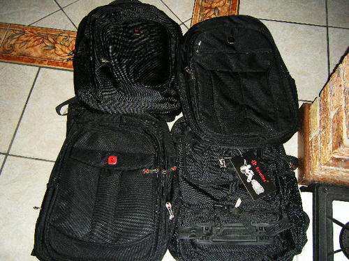 4x laptop back packs brand new