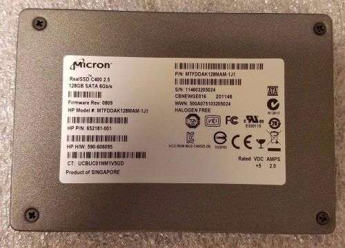 MICRON REALSSD C400 2.5 128GB SATA 6Gb\s