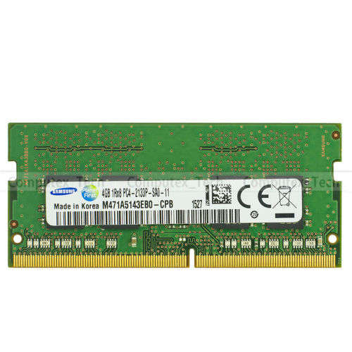 SAMSUNG/SKHYNIX 4GB 1Rx8 PC4-2133P / 4GB 1Rx16 PC4-2400 DDR4 MEMORY