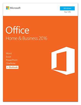 Microsoft Office 2016 Home & Business - Fully Packaged Product