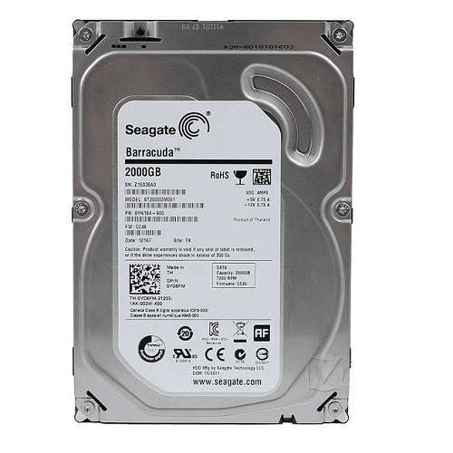 SEAGATE ST2000DM001 3.5'' DESKTOP HARD DRIVE .