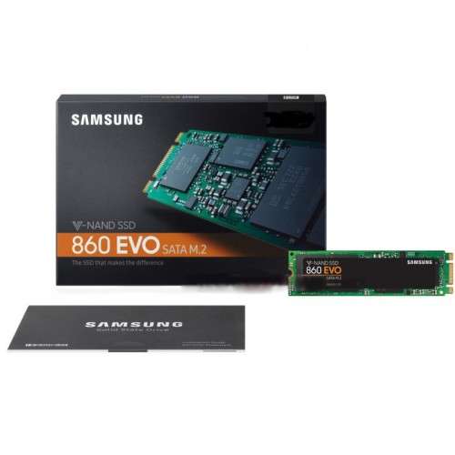 SAMSUNG MZ-N6E500BW 860 EVO 500GB SATA 6Gb/s M.2 SOLID STATE DRIVE NEW OEM