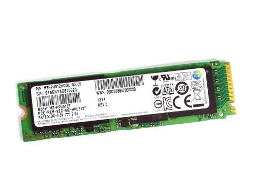 SAMSUNG MZVLW512MJP-000L7 PCle NVMe 512GB SOLID STATE DRIVE