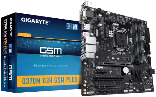 GIGABYTE Q370M D3H GSM PLUS INTEL Q370 LGA 1151 (Socket H4) MICRO ATX .
