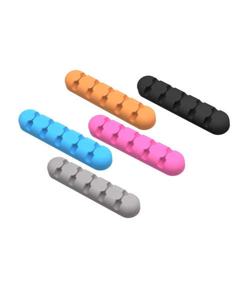 ORICO 5 SLOT 5IN1 DESKTOP CABLE MANAGEMENT BLK/GRY/BLU/ORG/PNK