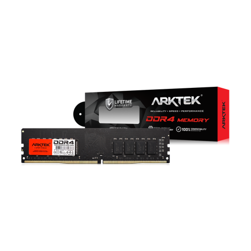 Arktek Memory 16GB DDR4 PC-2666 DIMM RAM Module for PC