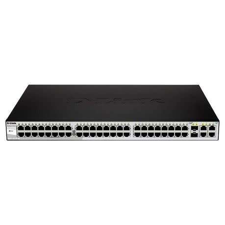 D-Link 48 Port Web Smart Switch - DGS-1210-52