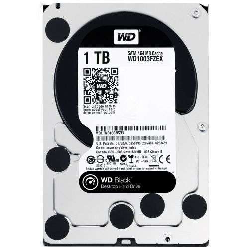 Western Digital Black 1TB 3.5" SATA 6Gb/s Internal Hard Drive