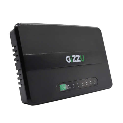 GIZZU 60W 65Wh 17600mAh Mini POE DC UPS  Black