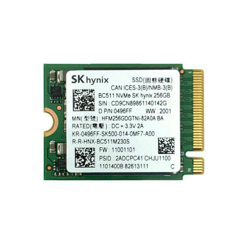 Sk Hynix BC511 256GB M.2 2230 PCle NVMe Solid State Drive - Pre Owned