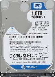 Western Digital Scorpio Blue, 1TB, 2.5", SATA6G, 5400rpm new OEM drives