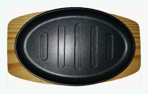 Cast Iron Oval Skillet & Board