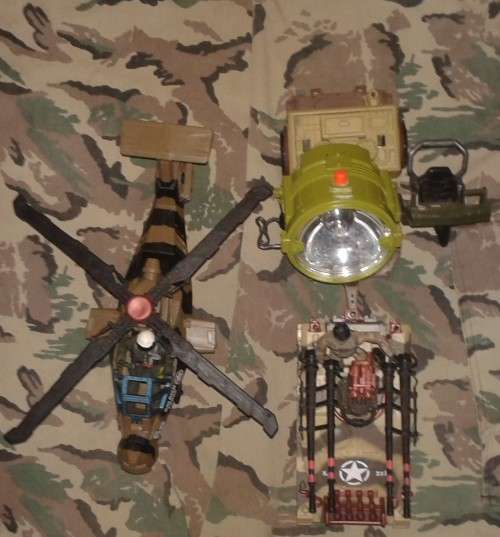 Army Anti Aircraft vehicle with Search light and Chopper