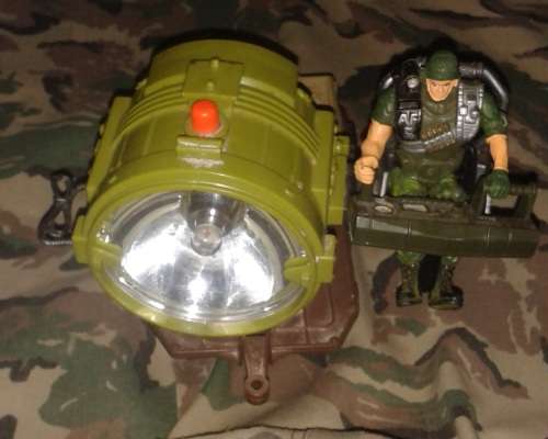 Army Anti Aircraft vehicle with Search light and Chopper