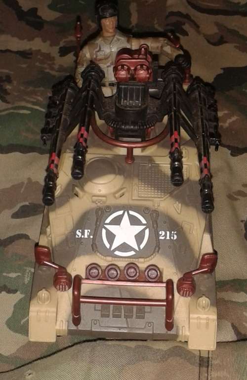 Army Anti Aircraft vehicle with Search light and Chopper