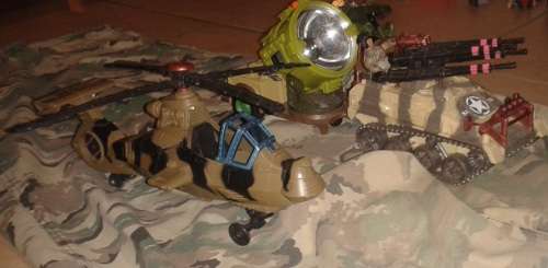 Army Anti Aircraft vehicle with Search light and Chopper