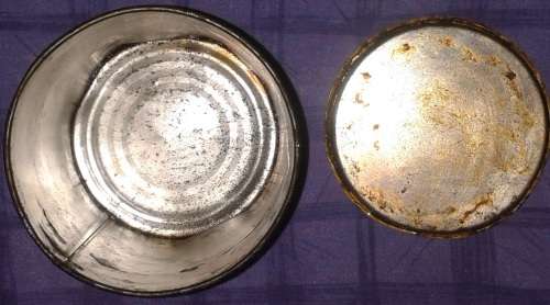 WOW!!! Antique Shell Industrial Grease Can!!!