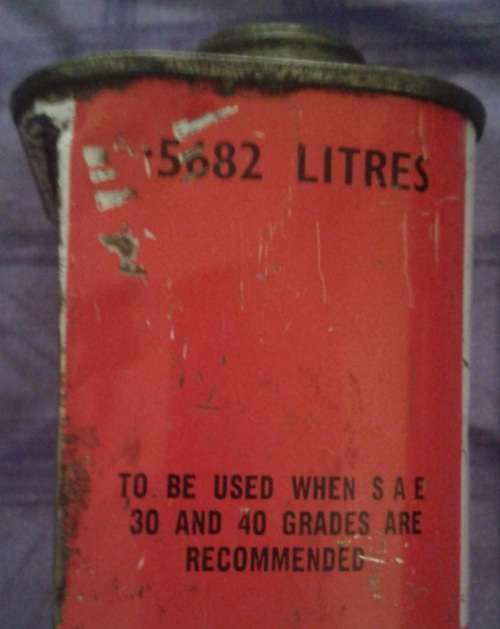 WOW!!! Antique 2-stroke oil can!!!