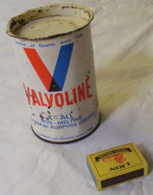 WOW!!! Antique Valvoline Grease Can!!!