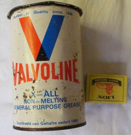 WOW!!! Antique Valvoline Grease Can!!!