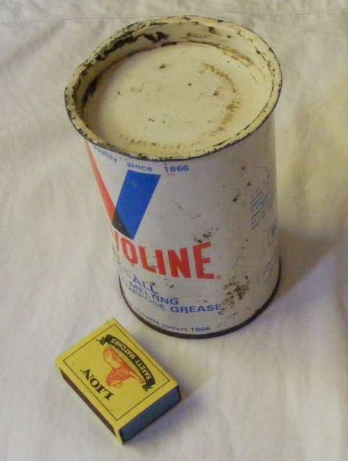 WOW!!! Antique Valvoline Grease Can!!!