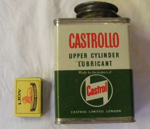 WOW!!! Antique Castrollo Upper Cylinder Lubricant Can