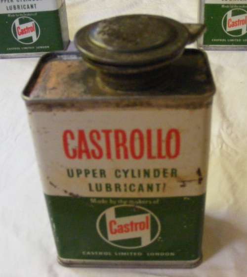 WOW!!! Antique Castrollo Upper Cylinder Lubricant Can