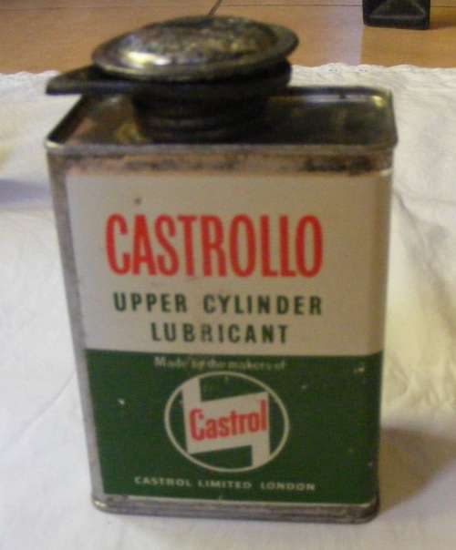WOW!!! Antique Castrollo Upper Cylinder Lubricant Can