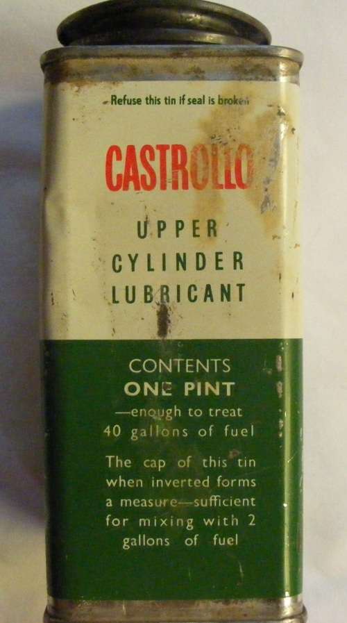 WOW!!! Antique Castrollo Upper Cylinder Lubricant Can