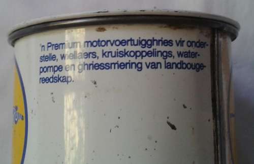 WOW!!! Antique Trek all purpose grease can!!!