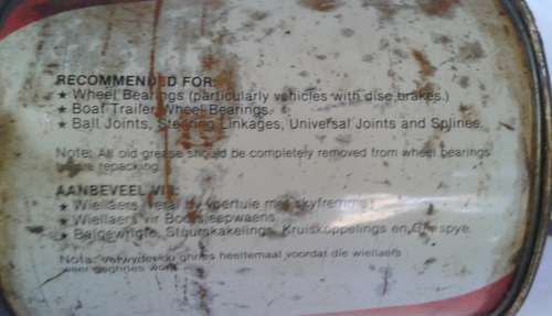 WOW!!! Antique Caltex Water Pump Grease Can!