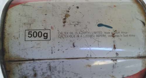 WOW!!! Antique Caltex Water Pump Grease Can!