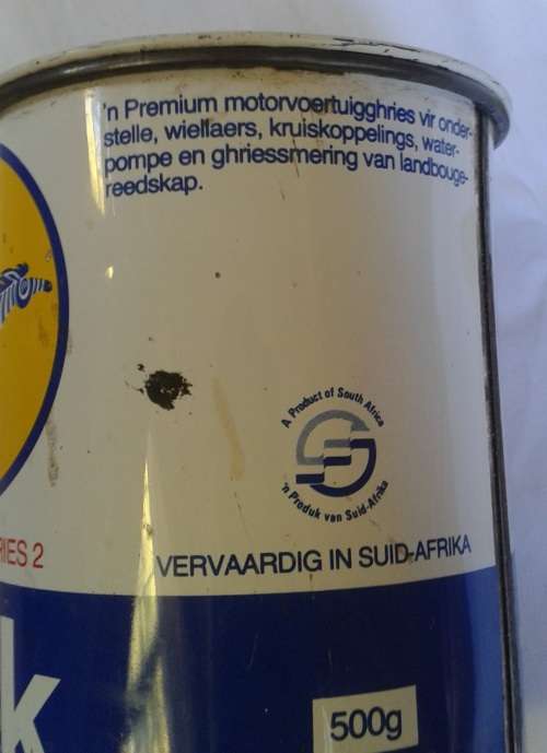 WOW!!! Antique Trek all purpose grease can!!!