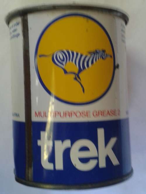 WOW!!! Antique Trek all purpose grease can!!!