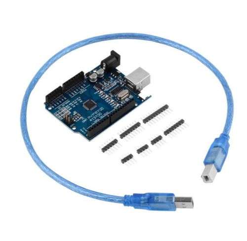 NEW ATmega328P CH340G UNO R3 Board & USB Cable +7 Gilded Pin for Arduino