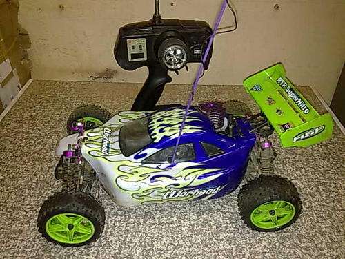 RC BUGGY 1/10 NITRO HSP 2 SPEED , WARHEAD