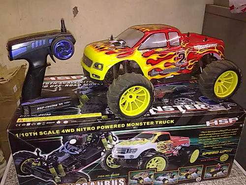 HSP 2 SPEED 4X4 NITRO RC REMOTE CONTROL MONSTER TRUCK 1/10