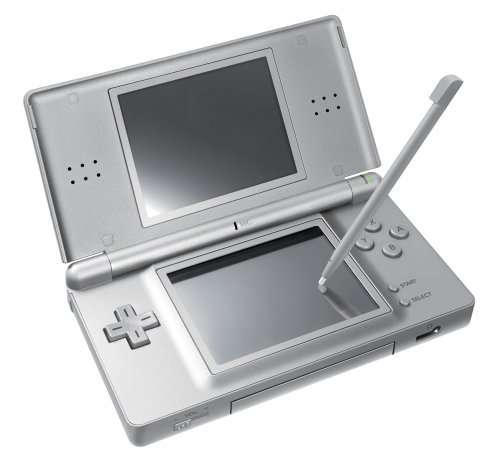 Silver Nintendo DS Lite console