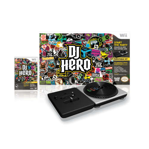 DJ Hero game + turntable (Wii PAL)