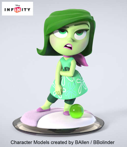 Disney Infinity 3.0 Figurine: Disgust (from Pixar`s Inside Out)