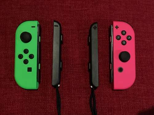 Nintendo Switch Joy-Con Pair: neon green + neon pink