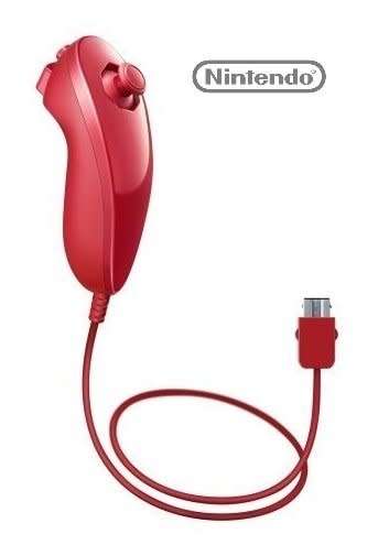 Genuine Nintendo red Wii nunchuk