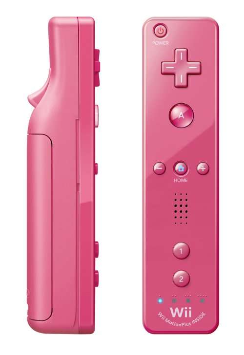 Genuine Nintendo pink Wii Remote Plus (also for Wii U)