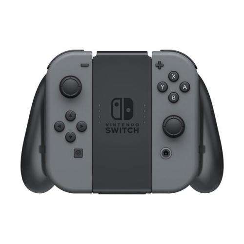 grey Nintendo Switch Joy-Con pair with Grip