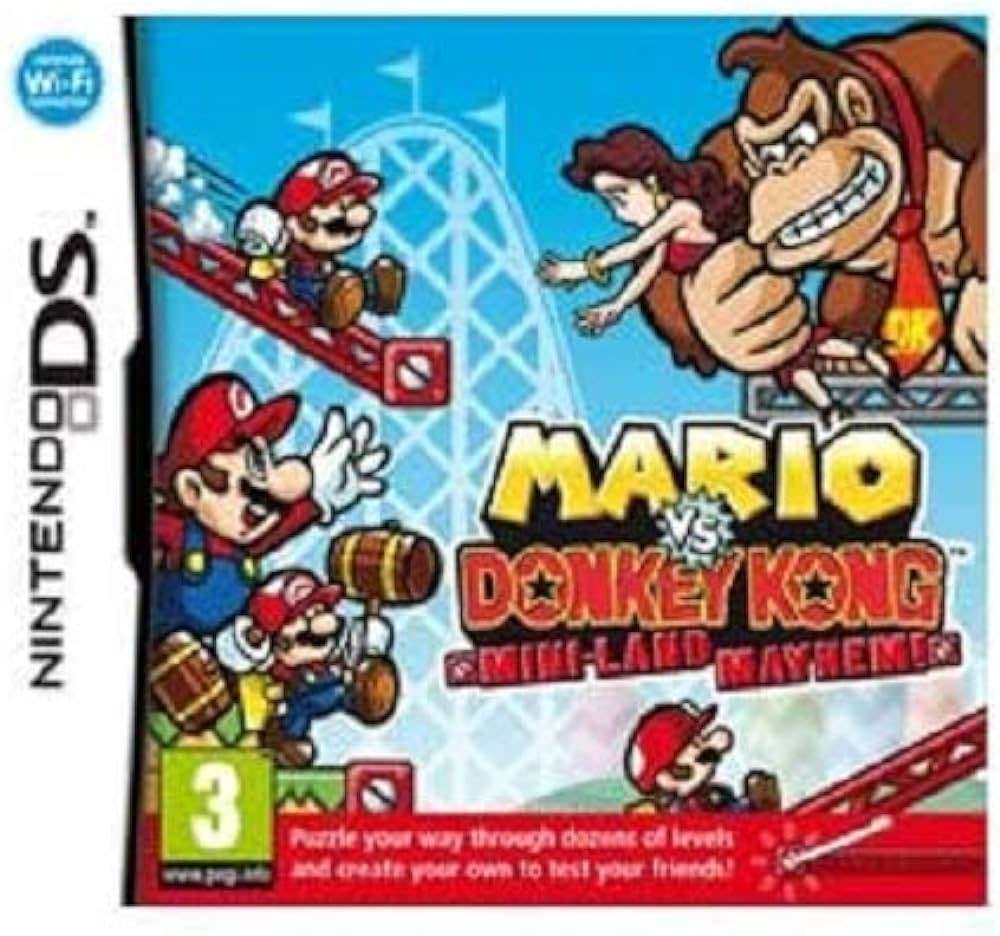 Mario vs Donkey Kong Mini-Land Mayhem! (DS)