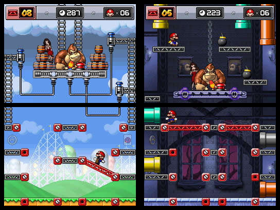 Mario vs Donkey Kong Mini-Land Mayhem! (DS)