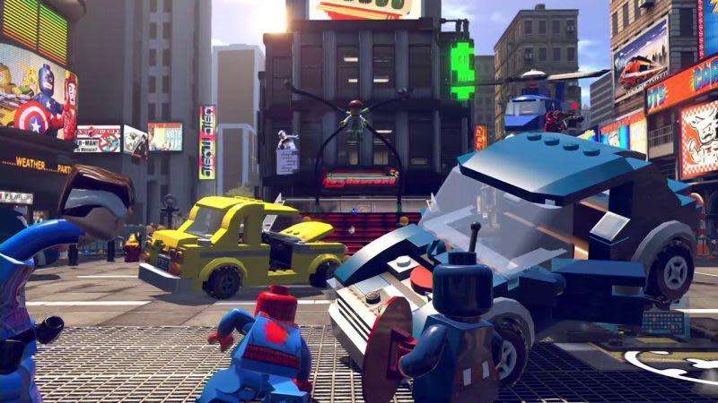 LEGO Marvel Super Heroes (download code in sealed Nintendo Switch box)