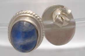 RAINBOW MOONSTONE STUD EARRINGS .925 SOLID STERLING SILVER