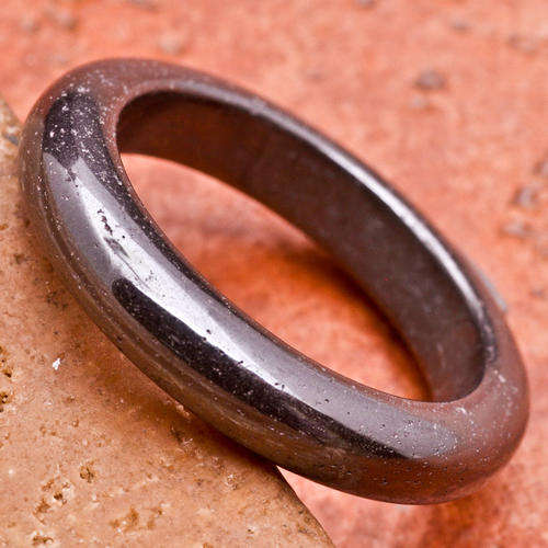 NATURAL HEMATITE GEMSTONE RING SIZE 6.5